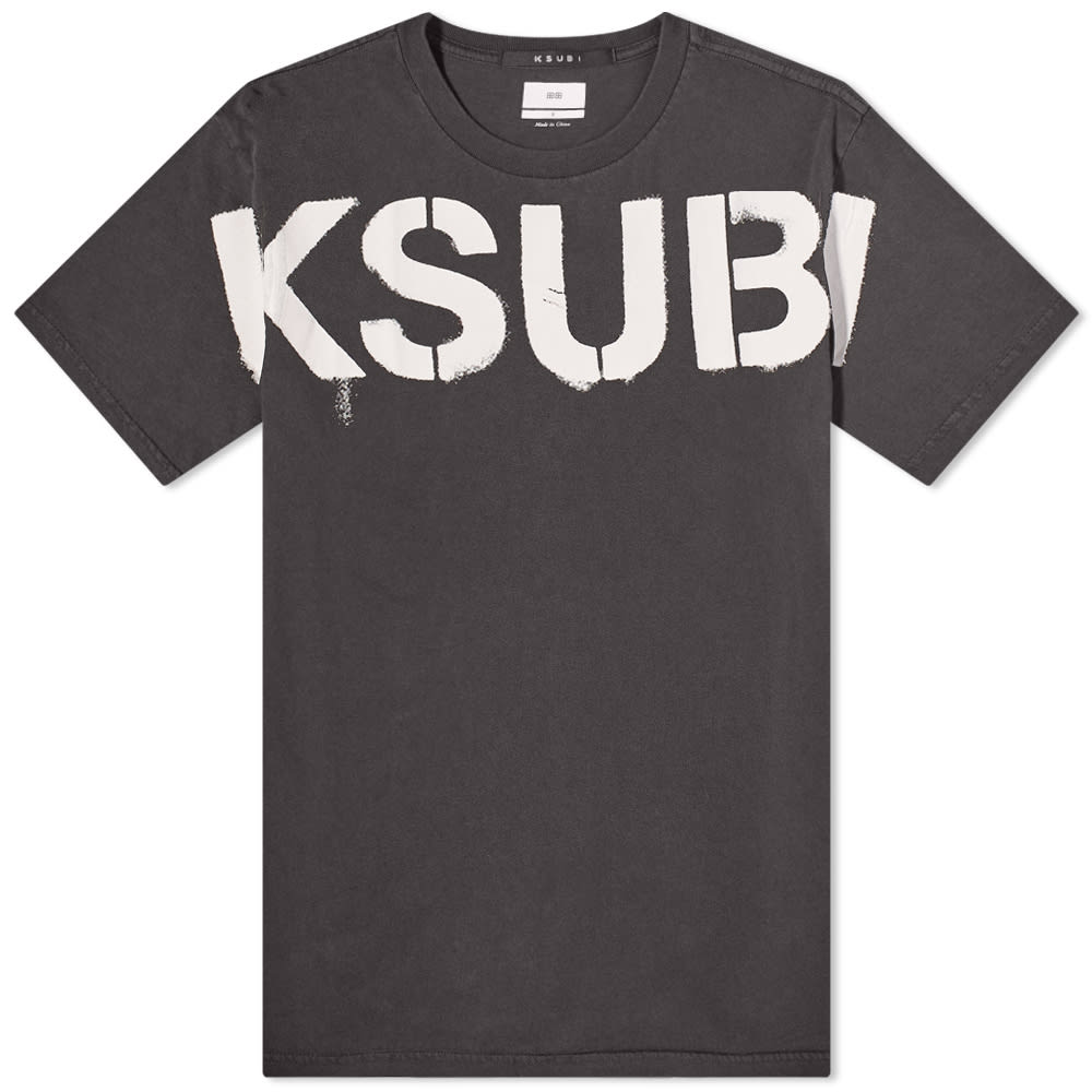 Tričko Ksubi Stencil Kash T-Shirt Šedá | 5000006608, 0