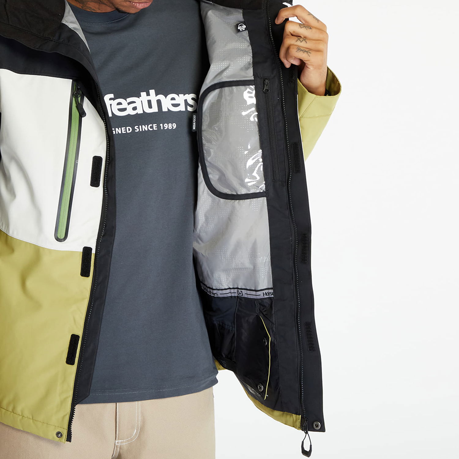 Bunda Horsefeathers Ripple Jacket Zelené | OM303G, 1