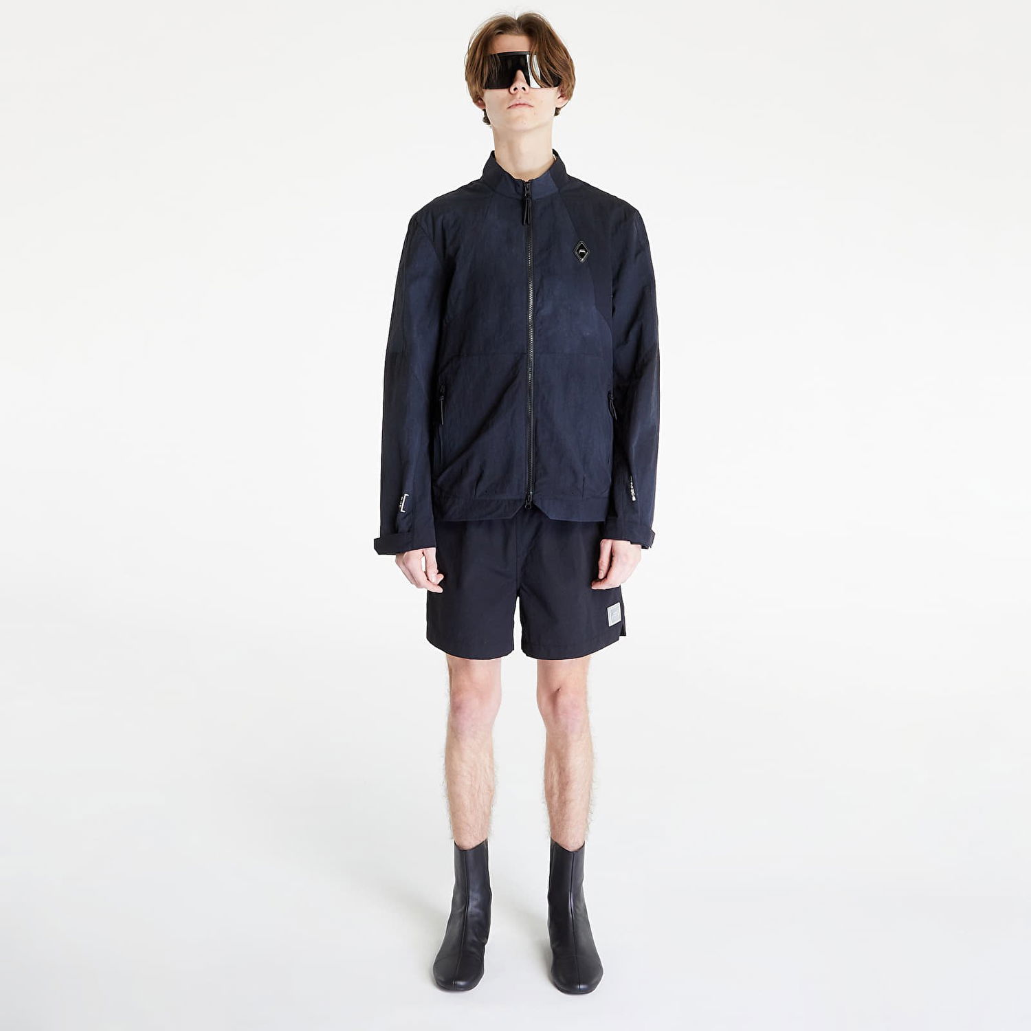 Bunda A-COLD-WALL* Irregular Dye Overshirt Čierna | ACWMSH085 Mid Grey, 0