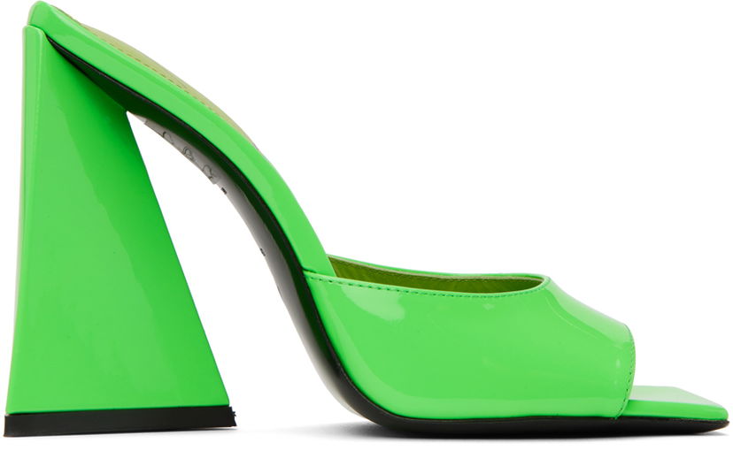 Šaty The Attico Attico Devon Heeled Sandals Zelené | 231WS000 L002