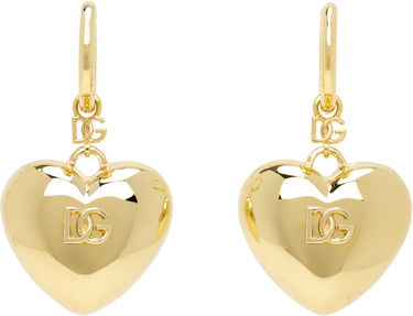 Náušnice Dolce & Gabbana Dolce&Gabbana Heart Drop Earrings Žltá | WEQ8S1 W1111, 0