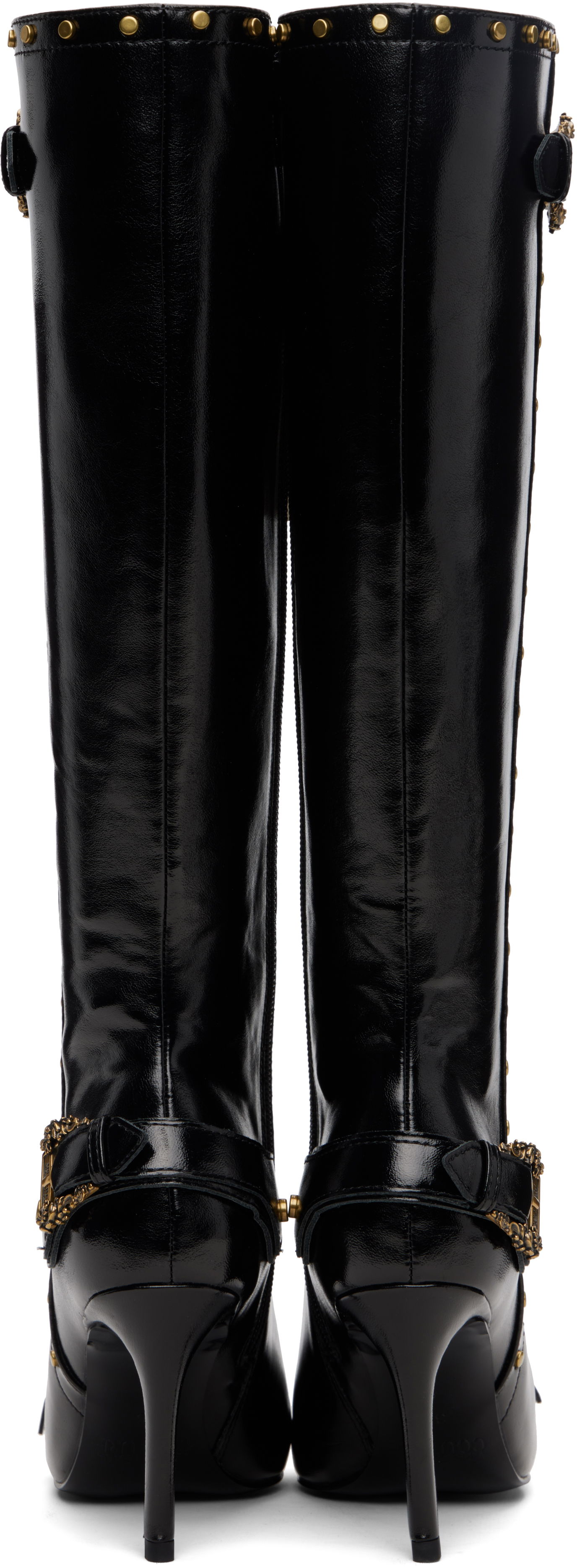 Tenisky a topánky Versace Versace Jeans Couture Couture1 Scarlett Knee-High Boots Čierna | E79VA3S58_EZSC35, 1