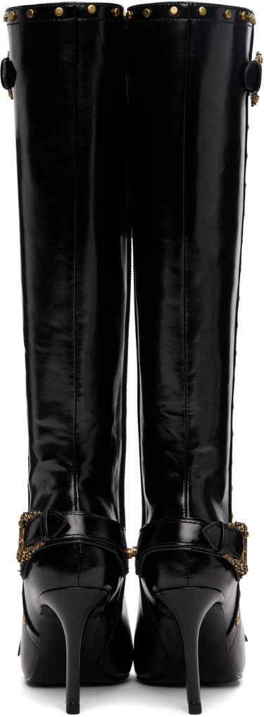 Tenisky a topánky Versace Versace Jeans Couture Couture1 Scarlett Knee-High Boots Čierna | E79VA3S58_EZSC35, 1
