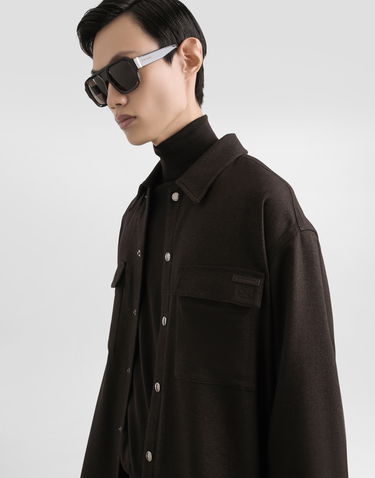 Košeľa Dolce & Gabbana Dolce & Gabbana Wool Shirt Hnedá | G5MM6TFURNCM3977, 3