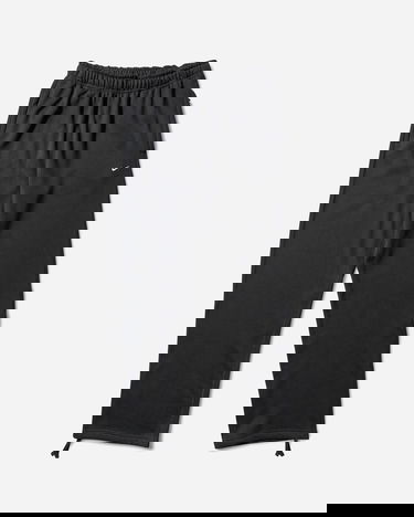 Tepláky Nike Solo Swoosh Fleece Open-Hem Pants Čierna | HV1090-010, 4