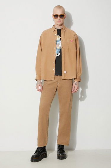 Nohavice Human Made Corduroy Work Pants Béžová | HM26PT013, 1