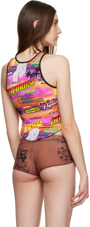 Tielko Miaou Miaou Jinx Paradise Print Tank Top Rôznofarebný | 7044TKLOT, 2