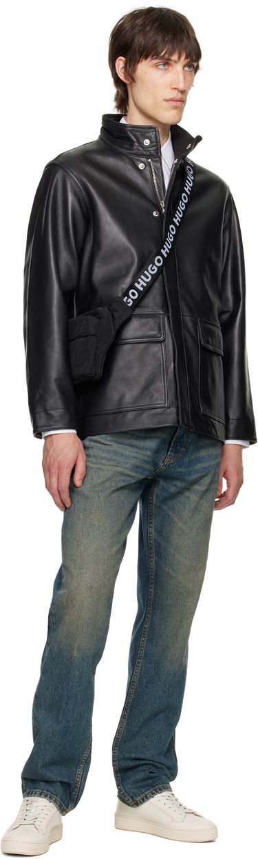 Ľadvinka BOSS Logo Patch Belt Bag Čierna | 50541968, 3