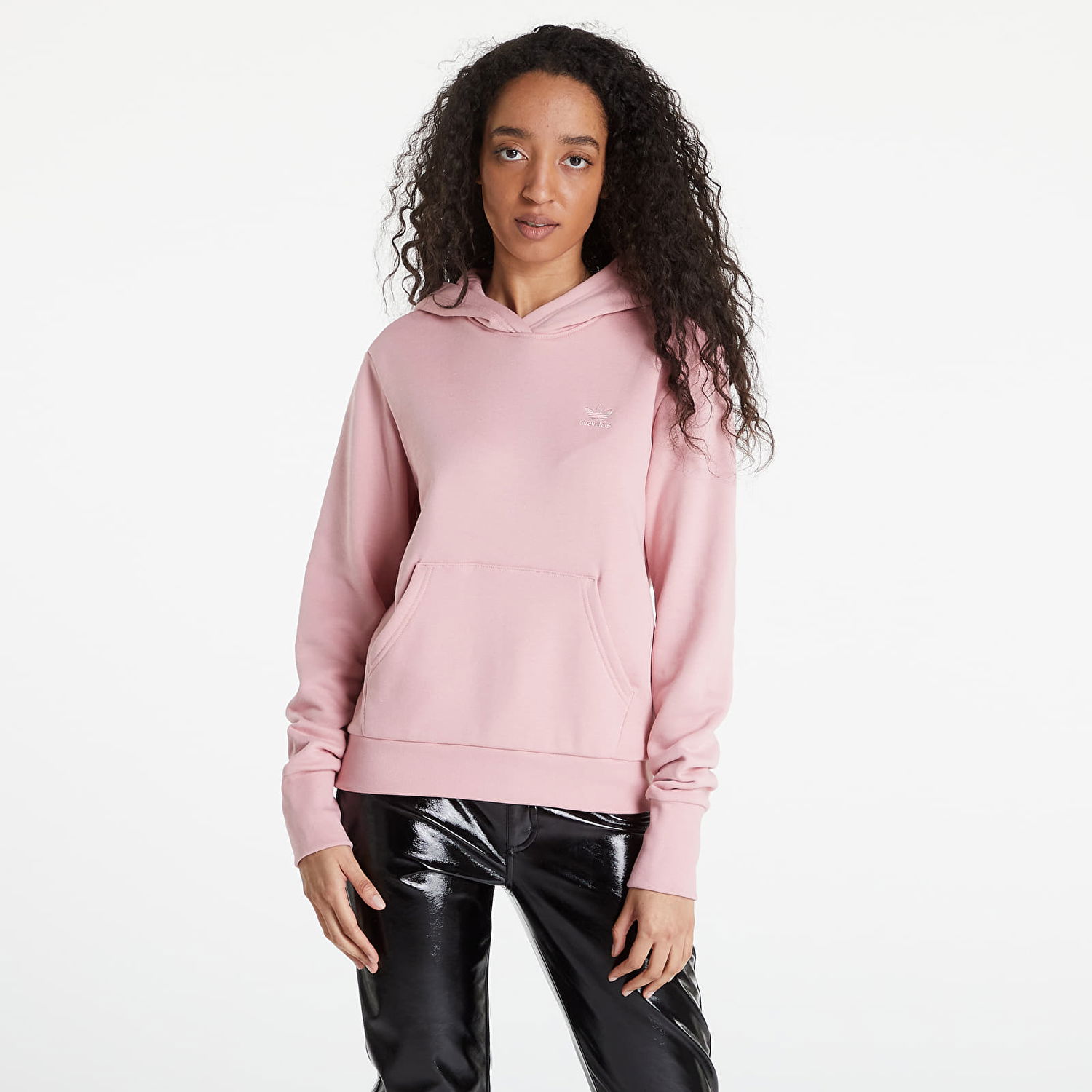Mikina adidas Originals Trefoil Hoodie Ružová | HE9540, 0