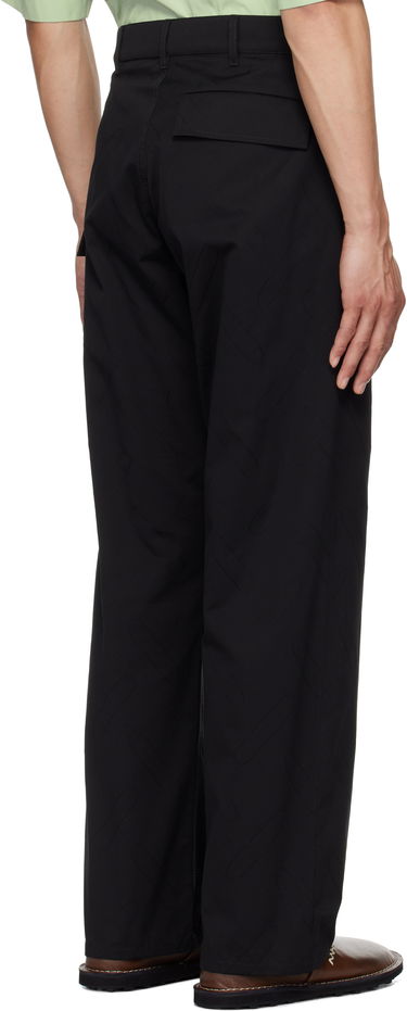 Cargo nohavice Marni Marni Confetti Jacquard Cotton Trousers Čierna | PUMU0095S1 UTC484, 2