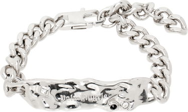 Náramok Palm Angels Melted Chain Bracelet With Logo Metalická | PMOA055S25MAT0017279, 0