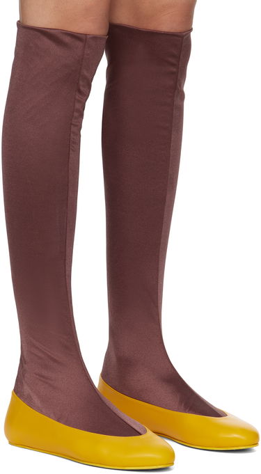 Oblečenie KIKO KOSTADINOV Kiko Kostadinov Proxima Long Ballerina Flats Hnedá | KKWSS25FT04-167, 3