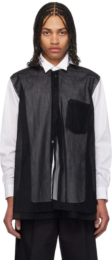 Košeľa Comme des Garçons Homme Plus Layered Shirt Čierna | PO-B009-051, 0