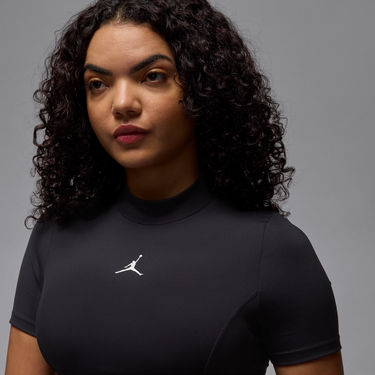 Crop Top Jordan Jordan Knit Crop Short Sleeve Top Čierna | HJ0083-010, 1