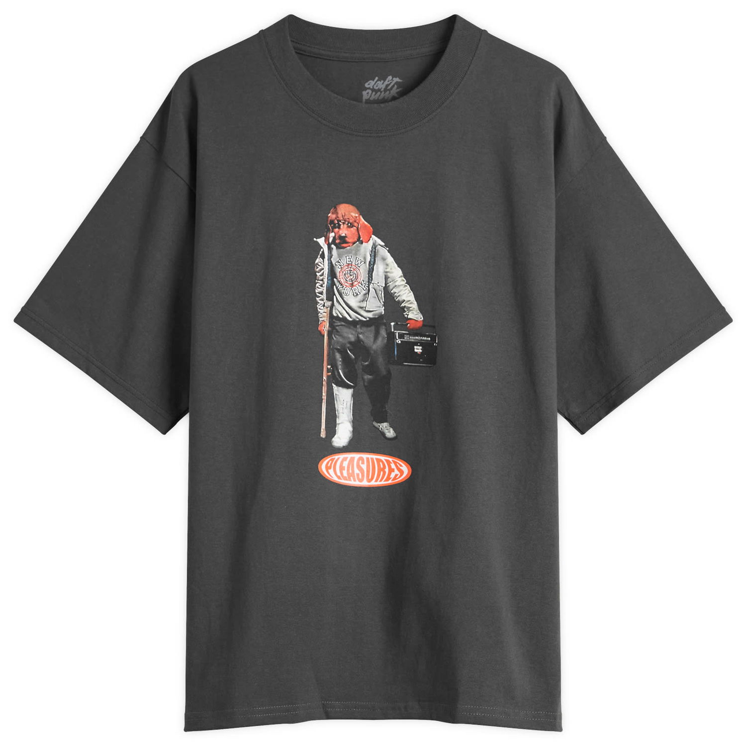 Tričko Pleasures Pleasures Da Funk T-Shirt, Size Small Šedá | P25DP019-BLK, 1