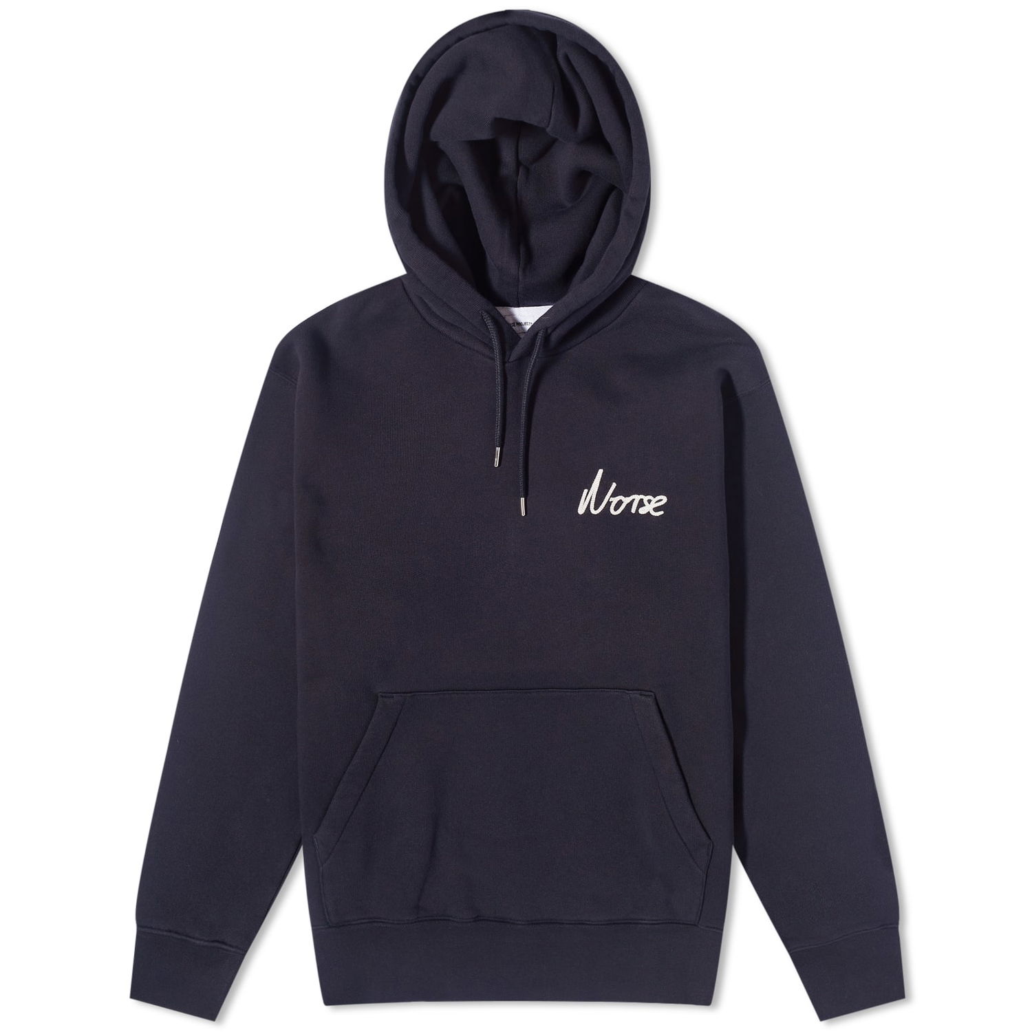 Mikina NORSE PROJECTS Arne Relaxed Chain Stitch Čierna | N20-1358-7004, 0