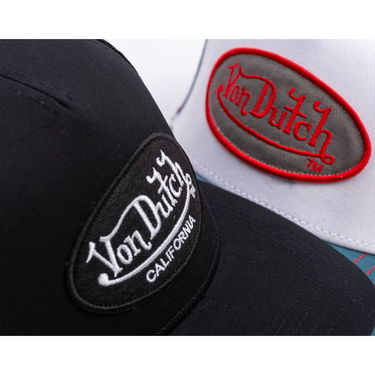 Šiltovka Von Dutch Von Dutch Trucker Cali Brushed Patch Hat Čierna | VD/0/CAS1/LOFB/B, 5