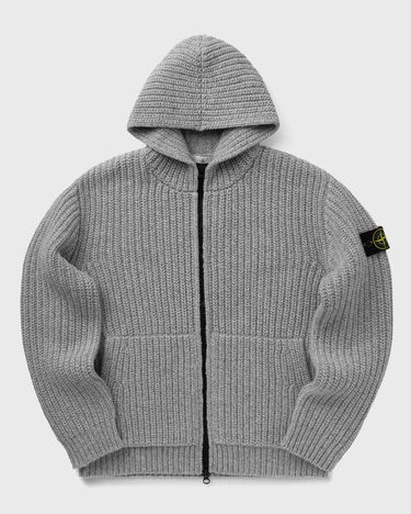 Mikina Stone Island Knit Zip Hoodie Šedá | K2S155100069S00N6.V0M6B, 0