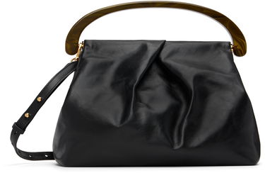 Kabelka Dries Van Noten Dries Van Noten Large Leather Top Handle Bag Čierna | 252-011525-195, 0