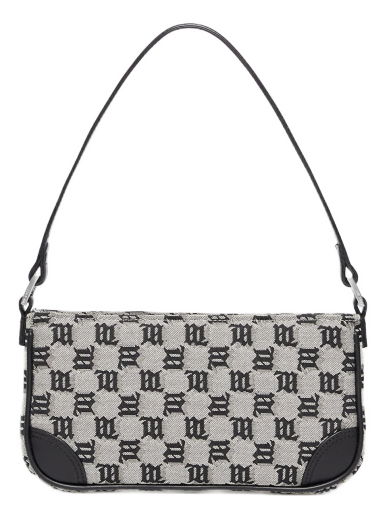 Kabelka MISBHV Jacquard Monogram 90S Mini Bag Čierna | 122A400