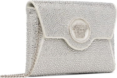Kabelka Versace Crystal Embellished Envelope Clutch Bag Biela | 1003018_1A06487_1W00P, 1