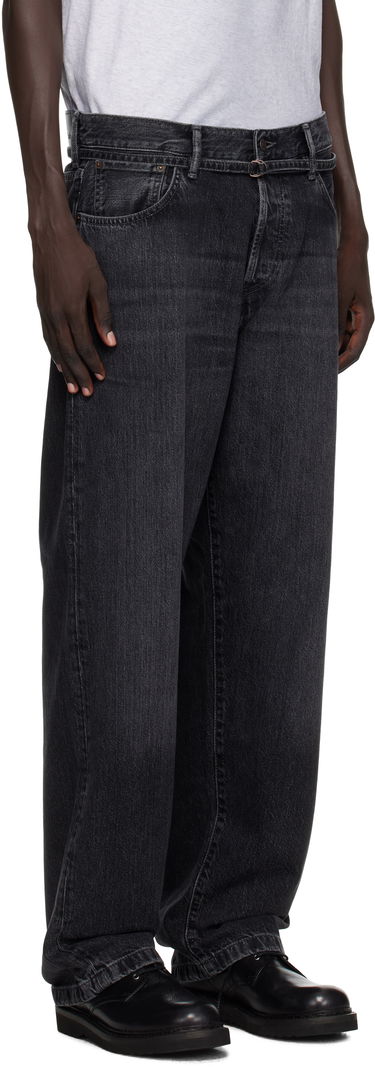 Nohavice Acne Studios 1991 Toj Jeans Čierna | C00067-, 4