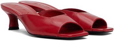 Starostlivosť o obuv BY FAR BY FAR Wendy Kitten Heel Mules Červená | MWFHO128LL002RD020PL, 3