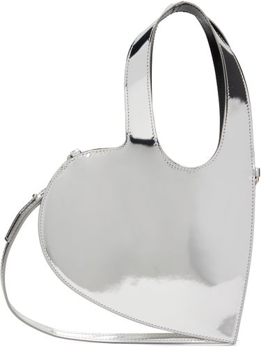 Taška cez rameno Coperni Coperni Mirrored Baby Heart Crossbody Bag Metalická | COPBA93F6005, 0