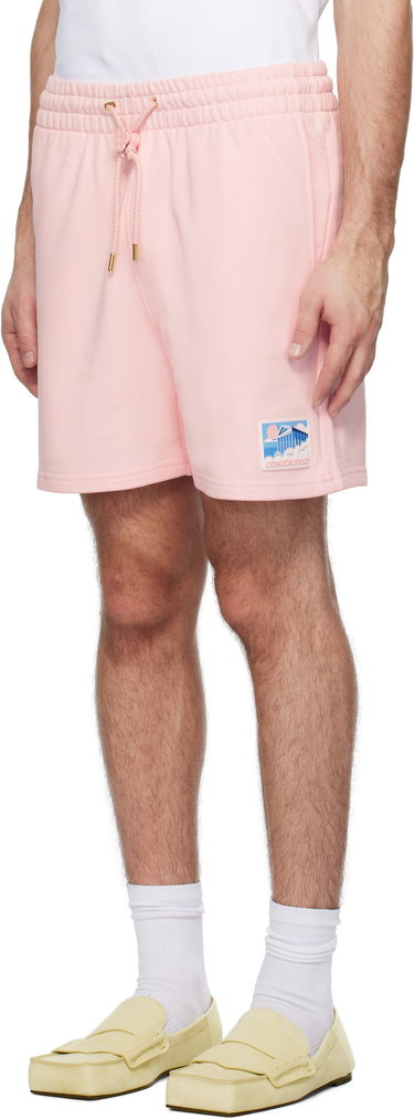 Šortky Casablanca Temple Rubber Patch Shorts Ružová | MPS25-JTR-003-01, 3