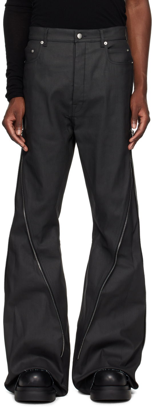 Džínsy Rick Owens Porterville Bolan Banana Black Jeans Čierna | RU02D6343 SMT, 0