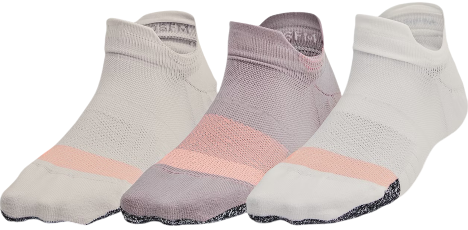 Ponožky Under Armour Breathe 3-Pack No Show Tab Socks Béžová | 1387052-015, 0