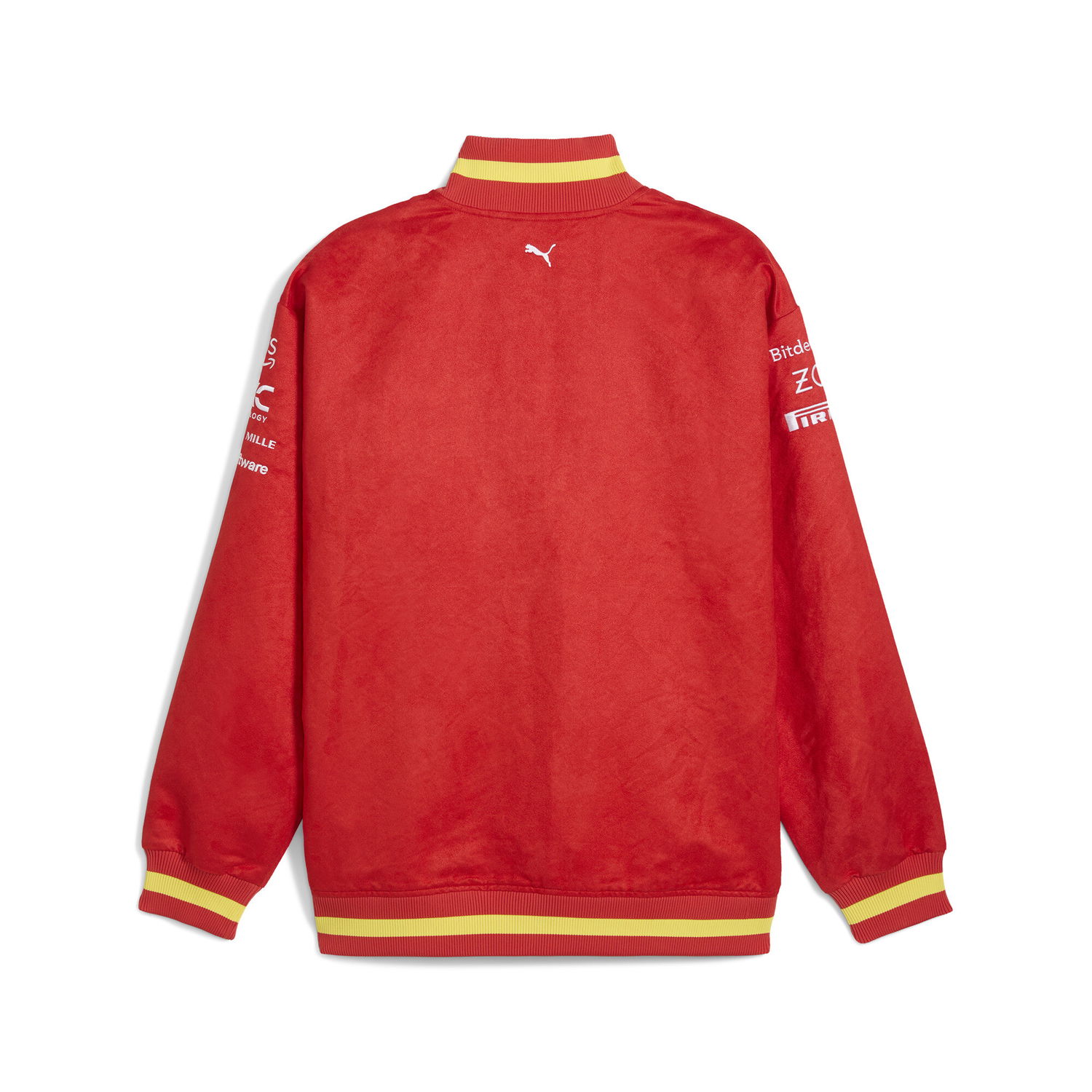Bomber bunda Puma Scuderia Ferrari Team Men's Varsity Jacket Červená | 763606_01, 1