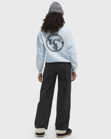 Mikina ØLÅF OLAF Nostalgia Face Crewneck Sweatshirt, Size L Modrá | W190202, 1