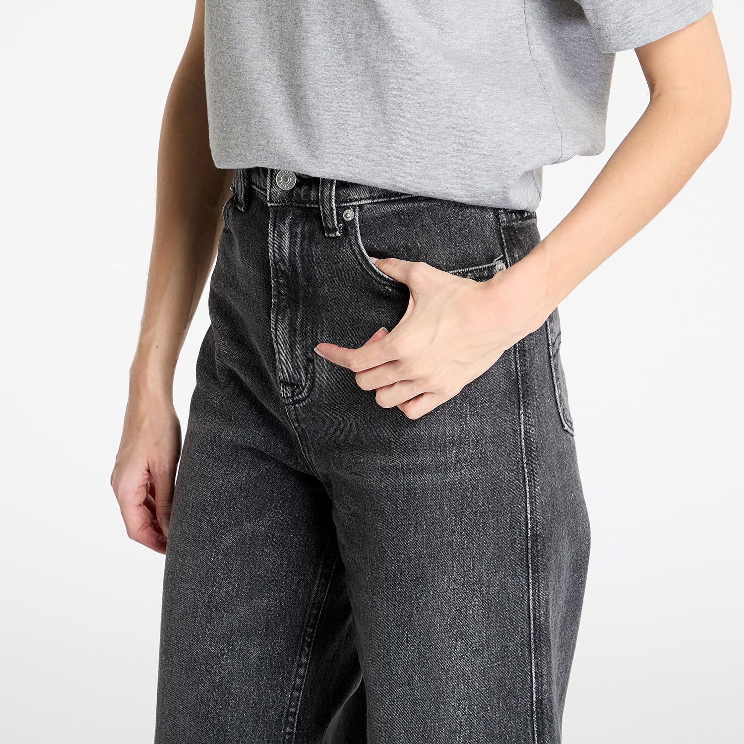 Džínsy Tommy Hilfiger Tommy Jeans Claire High Rise Wide Leg Jeans W25/L30 Čierna | DW0DW20660 1BZ, 1