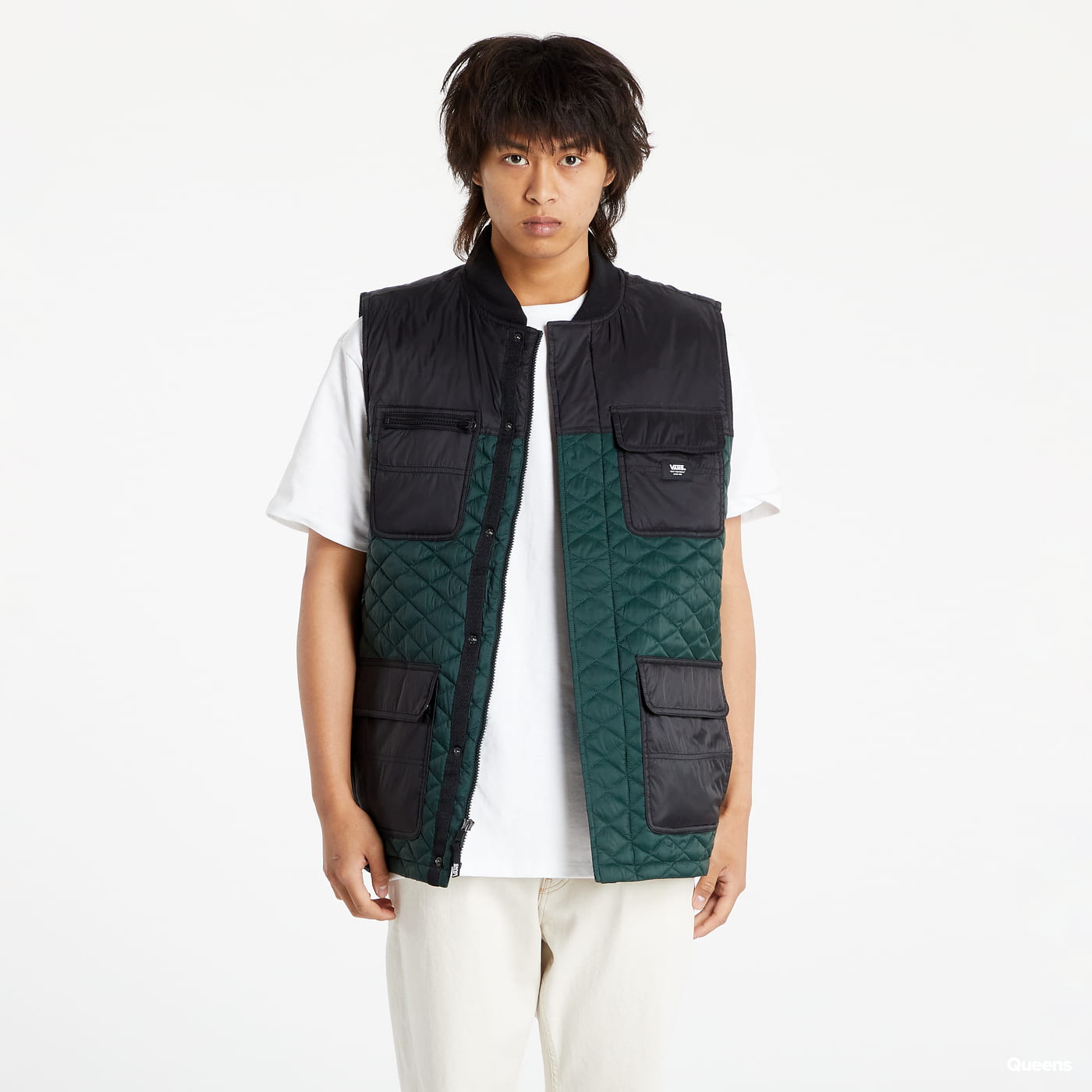 Vesta Vans Drill Chore Vest Zelené | VN0A5FPAZA61, 0