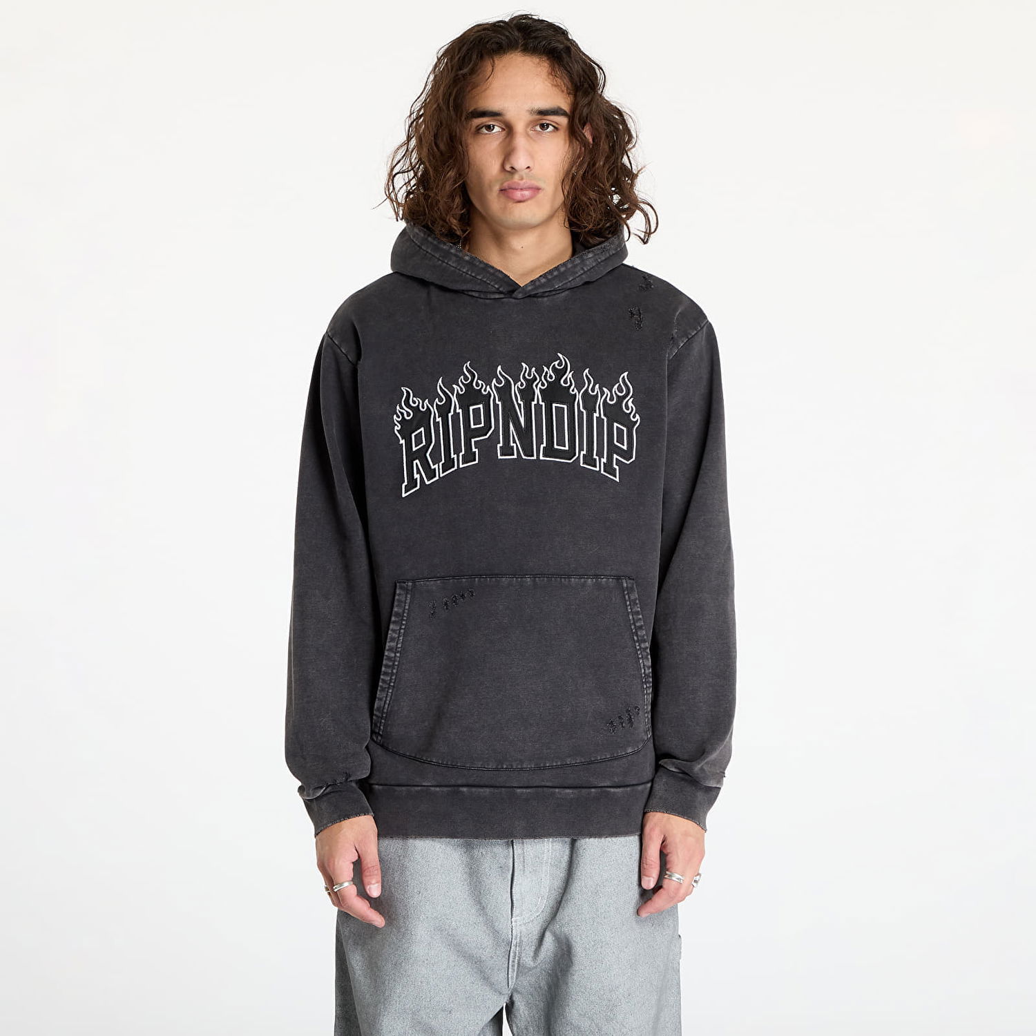 Mikina RIPNDIP Fire Spirit Hoodie Black Čierna | RNDFAL24117, 0