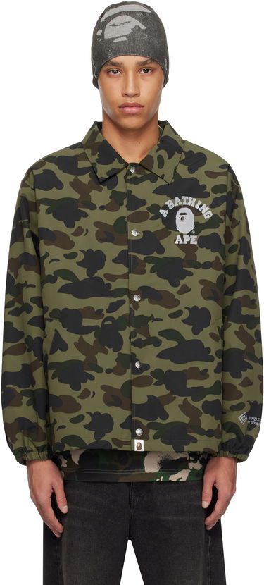 Vetrovka BAPE A Bathing Ape Gore-Tex Windstopper 1st Camo Coach Jacket Zelené | 001LJK701005M, 0