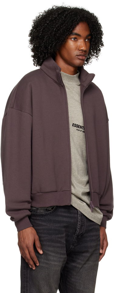 Bunda Fear of God ESSENTIALS Full Zip Jacket Fialová | 192BT225075FW, 1