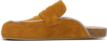 Tenisky a topánky JW Anderson Biker Suede Slip-On Loafers Hnedá | LF0071-LA0240, 2