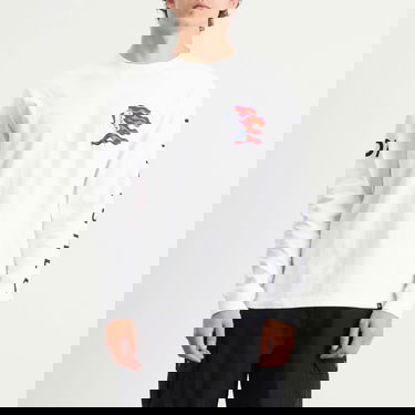 Tričko By Parra Not Finished Long Sleeve T-Shirt Biela | 54315-WHT, 2