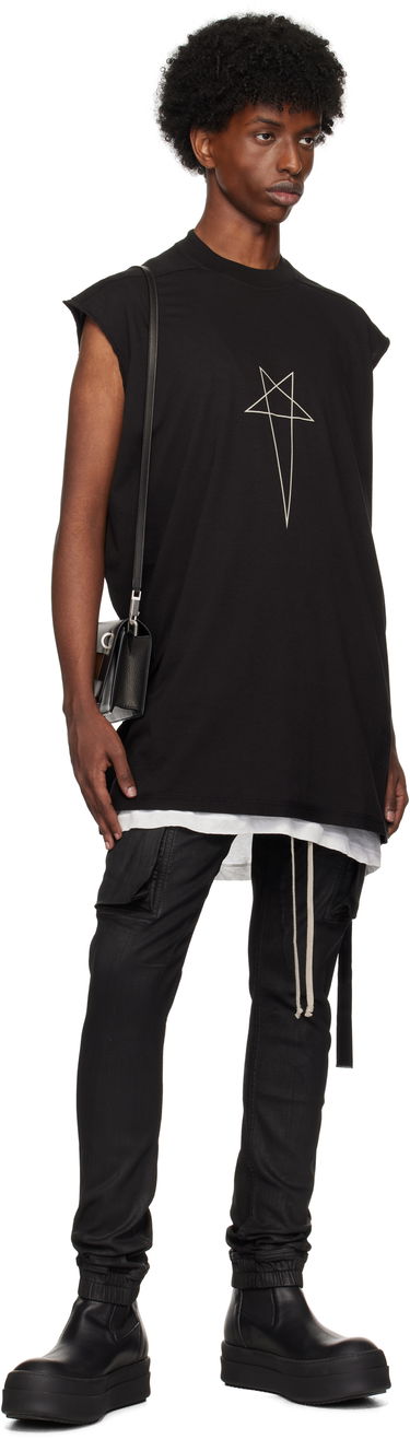 Tielko Rick Owens Rick Owens DRKSHDW Porterville Tarp Sleeveless T-Shirt Čierna | DU02D2158 RNEP3, 3