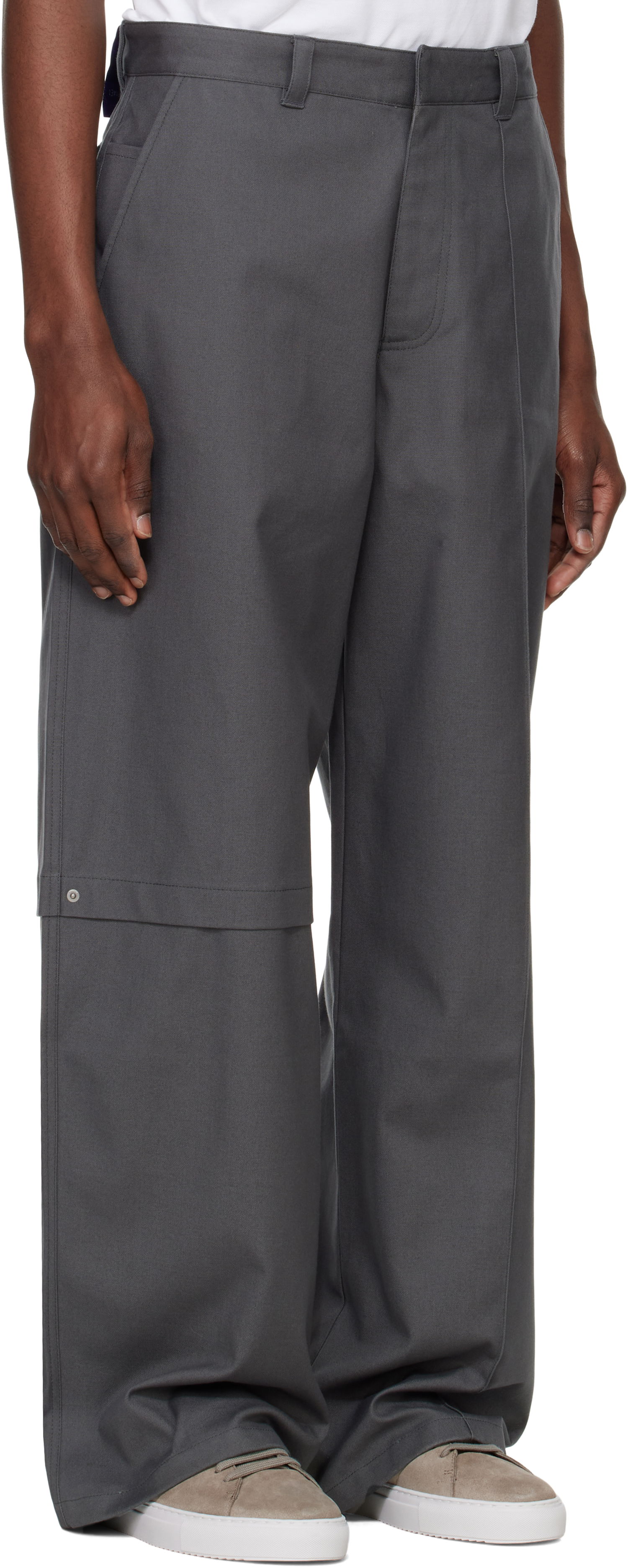 Nohavice AXEL ARIGATO Axel Arigato Dallas Relaxed Trousers Šedá | A3048002, 1