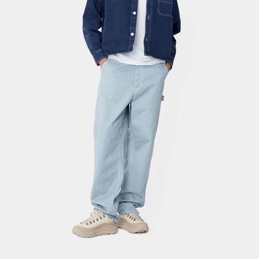 Cargo nohavice Carhartt WIP Single Knee Garment Dyed Pants Modrá | I033572_9, 0