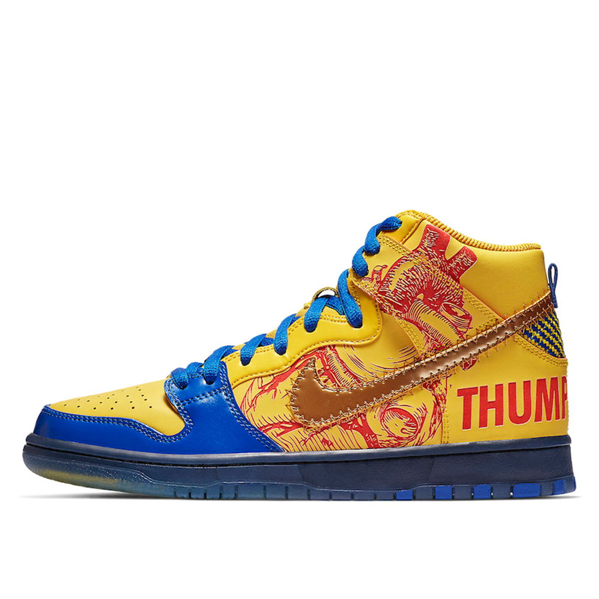 Tenisky a topánky Nike SB SB Dunk High Doernbecher 2012 Žltá | 579603-740, 1