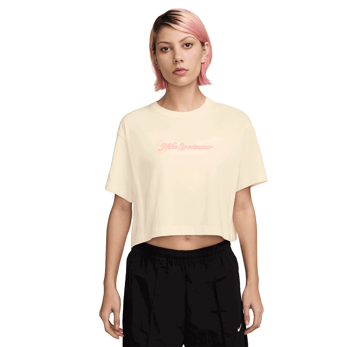 Tričko Nike Sportswear Club Crop T-Shirt Žltá | HV4947-110, 0