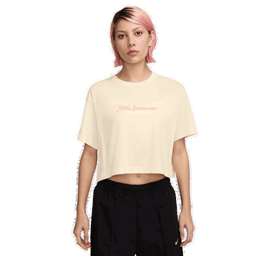 Tričko Nike Sportswear Club Crop T-Shirt Žltá | HV4947-110, 0