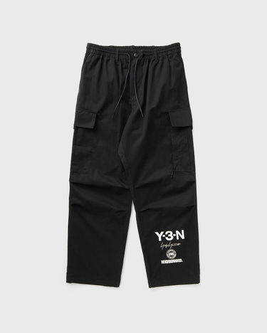 Cargo nohavice Y-3 Y-3-N Yohji Yamamoto NEIGHBORHOOD Relaxed Fit Drawstring Multi-Pocket Cargo Pants Čierna | JW7003, 0