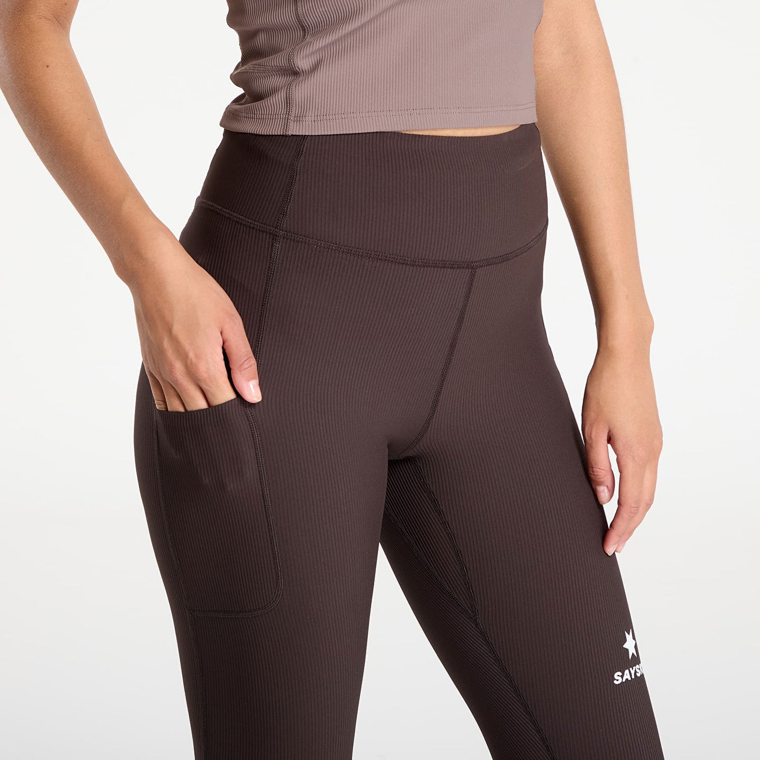 Legíny Saysky SAYSKY Combat+ Rib Long Tights Hnedá | OWRLT21C712, 1