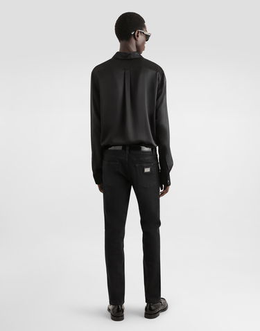 Džínsy Dolce & Gabbana Dolce & Gabbana Slim Fit Denim 44 Čierna | GY07CDG8HW4S9001, 2