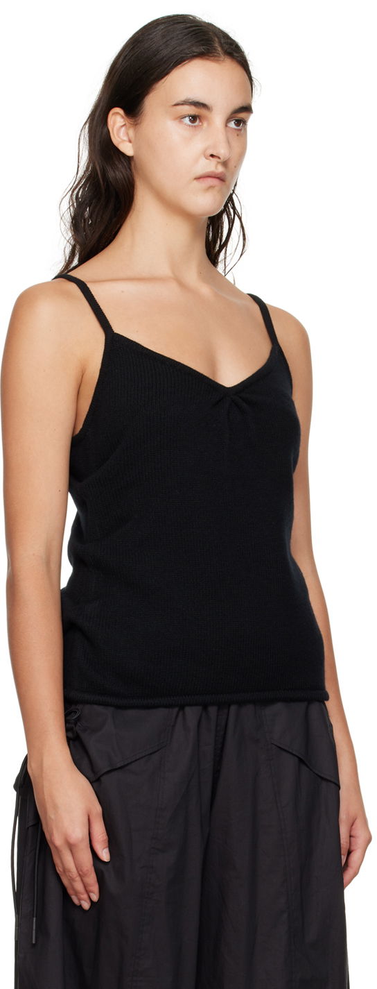 Tielko We11done We11done V-Neck Knit Camisole Čierna | WD-KT3-23-607-W-BK, 1